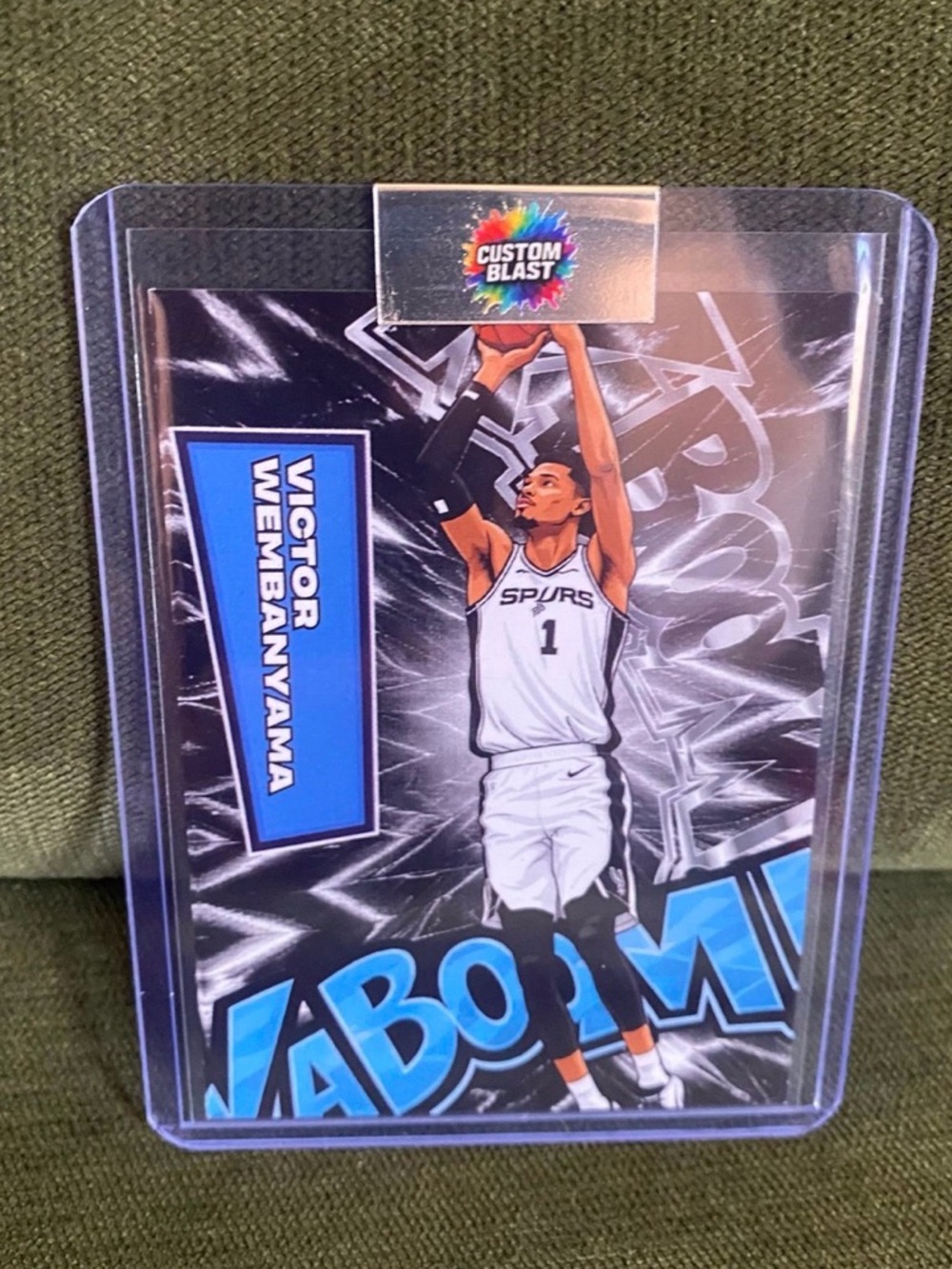 Custom Victor Wembanyama Kaboom!! Spurs KB13